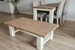 Eettafel met stoelen & salontafel [Set prijs], Ophalen, Gebruikt, 50 tot 100 cm, Vier personen