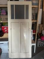 4 stuks jaren ‘30 paneeldeuren met glas, Doe-het-zelf en Verbouw, Deuren en Horren, Ophalen, Gebruikt, 80 tot 100 cm, Binnendeur