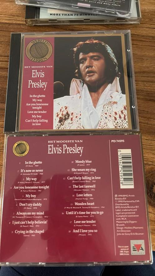 4x Elvis Presley en 1x Eric Clapton, Cd's en Dvd's, Cd's | Pop, Gebruikt, 1960 tot 1980, Ophalen of Verzenden