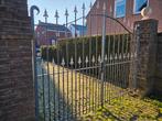 Oude zware massieve poort, Ophalen, Zo goed als nieuw, IJzer, Tuinhek