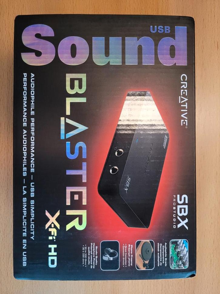 Creative Sound Blaster X-Fi HD - Audiokaart, Computers en Software, Geluidskaarten, Zo goed als nieuw, Extern, Ophalen of Verzenden