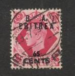 1950 65c BA-ERITREA, Postzegels en Munten, Postzegels | Afrika, Ophalen of Verzenden, Overige landen, Gestempeld