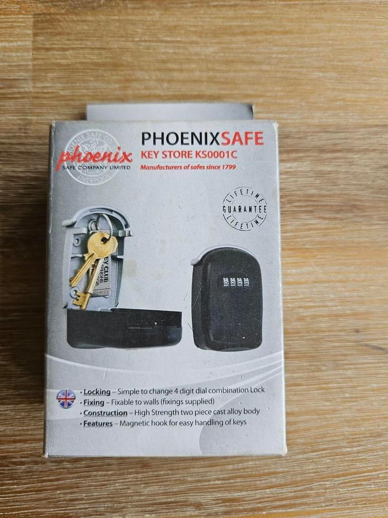 Phoenix Safe KS0001C Sleutelkluisje, Ophalen of Verzenden, Nieuw, Overige materialen, Slot