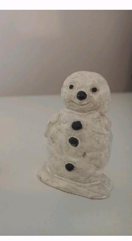 Lemax sneeuwpop, Lemax figuur Kerstdorp, Diversen, Kerst, Ophalen of Verzenden