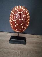 Ornament op voet schildpad / Ornament schildpadschild., Ophalen of Verzenden, Zo goed als nieuw