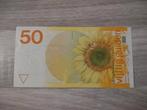 Vrijwel UNC biljet 50 gulden Zonnebloem, 1982, Postzegels en Munten, Bankbiljetten | Nederland, Ophalen of Verzenden, 50 gulden