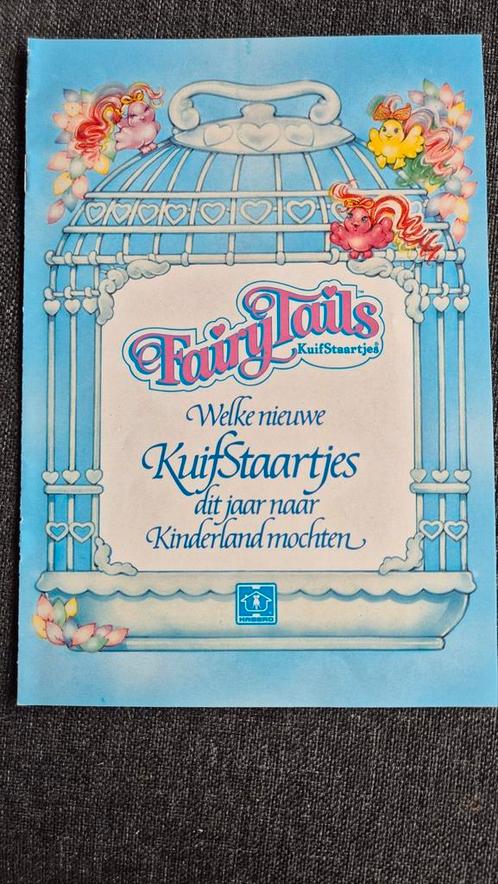 Vintage folder FairyTails/ kuifstaartjes 1987 Hasbro, Verzamelen, Speelgoed, Zo goed als nieuw, Ophalen of Verzenden