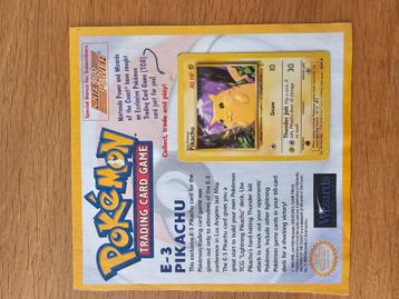 E3 Pikachu Pokemon promo blad beschikbaar voor biedingen