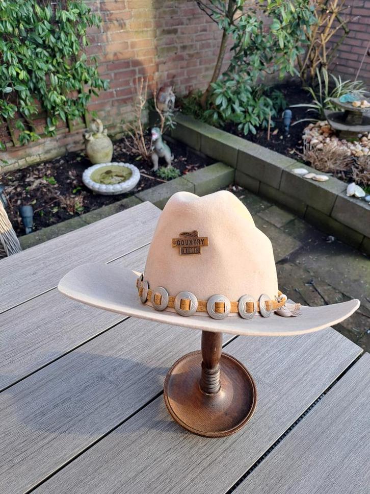 Stetson Van Beverhuid Cowboy Hoed Maat 7 Small, Kleding | Dames, Hoeden en Petten, Zo goed als nieuw, Hoed, 55 cm (S, 6⅞ inch) of minder