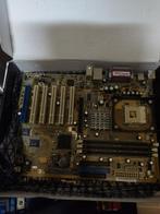 ASUS P4V800D-X Moederbord - Socket 478, Computers en Software, Moederborden, Gebruikt, Ophalen of Verzenden, DDR, ATX