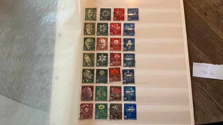 #64 Verzameling series Pro Juventute Zwitserland 1943/1949, Postzegels en Munten, Postzegels | Europa | Zwitserland, Ophalen of Verzenden