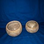 Zeer mooi!!  2 x waxinelicht  bloempot van Brynxz Jewel goud, Ophalen of Verzenden, Zo goed als nieuw, Overige materialen, Minder dan 25 cm