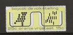 Zegel met tab Boycot Volkstelling uit 1971, postfris, Postzegels en Munten, Verzenden, Postfris