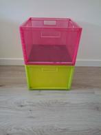2 Ikea opbergboxen / stapelkratten, Ophalen, Zo goed als nieuw, Doos, Minder dan 35 cm