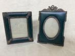 Twee antieke fotolijstjes uit FRANKRIJK, Ophalen of Verzenden, Zo goed als nieuw, Hout, Minder dan 50 cm