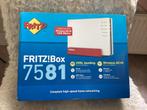 Fritz!Box 7581 Modem Router - Zo goed als nieuw, Ophalen of Verzenden, Zo goed als nieuw, Router met modem