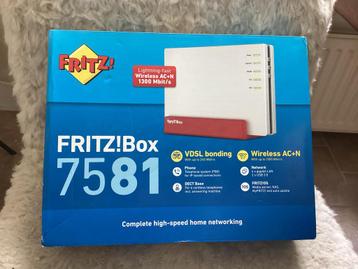 Fritz!Box 7581 Modem Router - Zo goed als nieuw beschikbaar voor biedingen