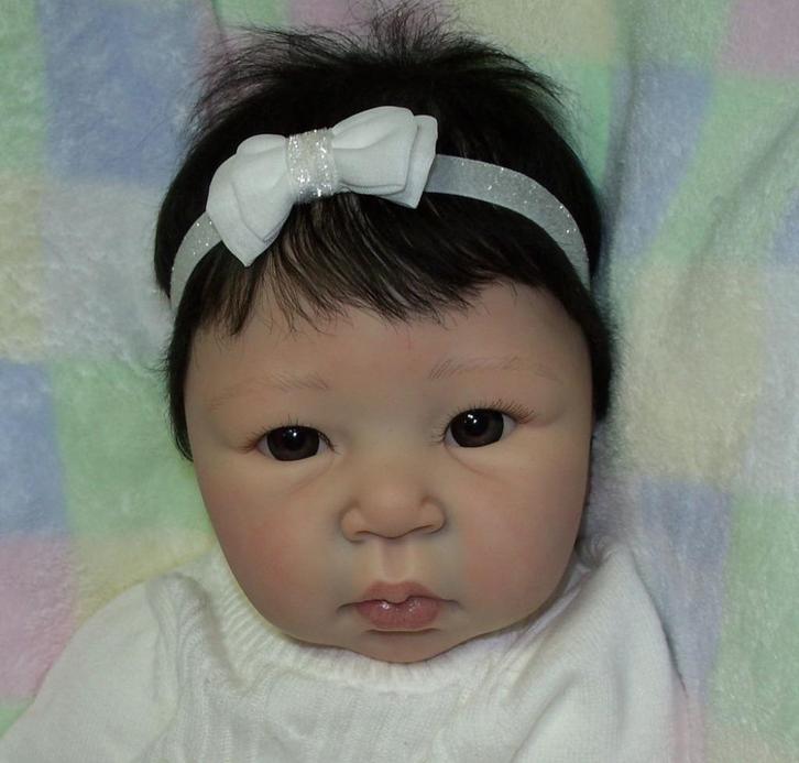 reborn KITJE Lulu van Adrie Stoete (geen baby), Verzamelen, Poppen, Nieuw, Babypop, Levensecht of Reborn, Ophalen of Verzenden