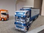 Scania met huiftrailer van bentum, Hobby en Vrije tijd, Modelauto's | 1:50, Corgi, Ophalen of Verzenden, Bus of Vrachtwagen, Zo goed als nieuw