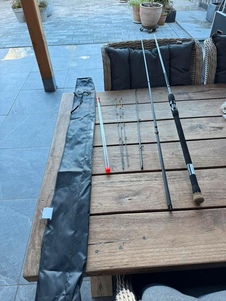 een nieuwe ms range bl-x 3,3m en -80 gr feeder  3-delig, Watersport en Boten, Hengelsport | Witvissen, Nieuw, Werphengel, Ophalen of Verzenden