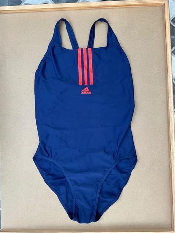 Adidas Performance sportbadpak mid 3-stripes blauw Mt 38 beschikbaar voor biedingen