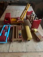 Set vintage houten speelgoed, Overige typen, Gebruikt, Ophalen of Verzenden