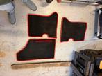 Fiat Cinquecento Sporting Mattenset - Zwart met Rode Rand, Ophalen, Gebruikt