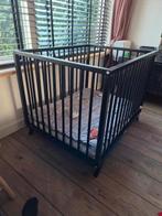 Box retro zwart mat, Kinderen en Baby's, Boxen, Ophalen, Zo goed als nieuw, Boxkleed