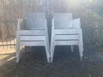 Gratis 6 tuinstoelen - opknapper, Tuin en Terras, Ophalen, Gebruikt, Plastic, Stapelbaar