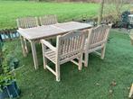 Teakhouten tuinset, Tuin en Terras, Ophalen of Verzenden, Zo goed als nieuw, Teakhout