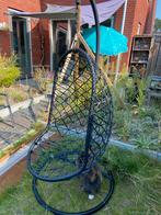 Hangstoel zwart karwei, Tuin en Terras, Tuinstoelen, Ophalen, Gebruikt