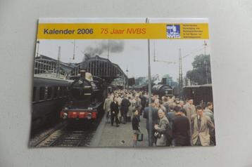 Kalender Nederlandse spoorwegen NVBS 2006 trein tram NS TOP beschikbaar voor biedingen