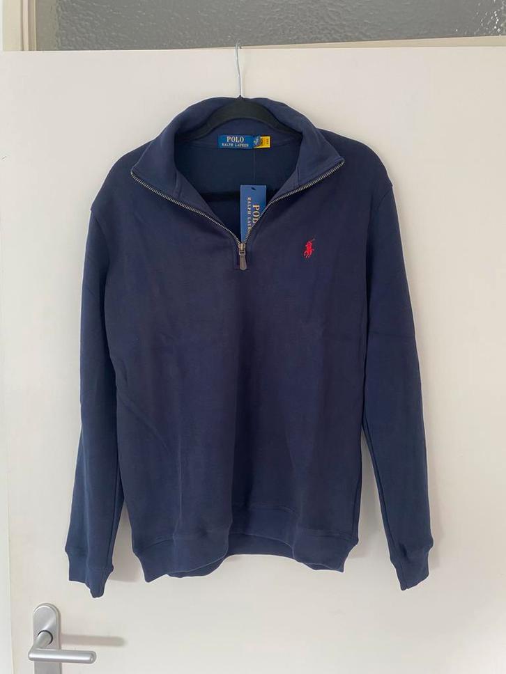 Ralph Lauren Quarter Zip / Half Zip, Kleding | Heren, Truien en Vesten, Nieuw, Maat 48/50 (M), Blauw, Verzenden