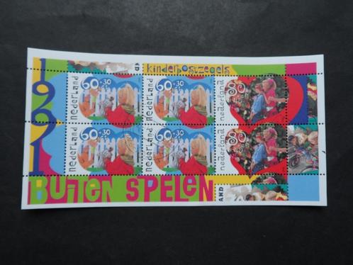 1991 NVPH 1486: Blok kinderzegels met stempel Hillegom-Palet, Postzegels en Munten, Postzegels | Nederland, Gestempeld, Na 1940