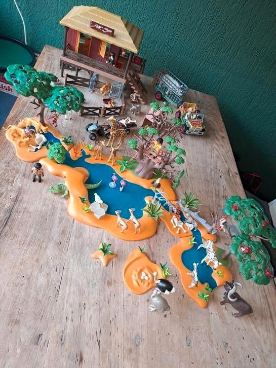 Playmobil safari uitgebreid, Kinderen en Baby's, Speelgoed | Playmobil, Zo goed als nieuw, Ophalen