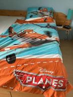 leuke eenpersoons dekbedovertrek met vliegtuigen, Ophalen of Verzenden, Zo goed als nieuw, Jongetje of Meisje, Dekbedovertrek
