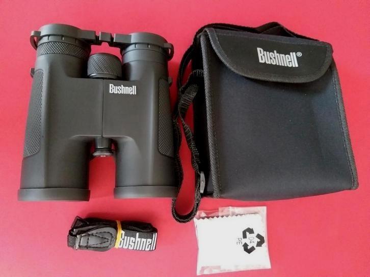 Bushnell PowerView 10X42 HD/FMC/Waterproof/Binocular Black, Audio, Tv en Foto, Optische apparatuur | Verrekijkers, Nieuw, Dakkant (recht)