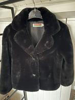 Bontjas (nep) kind zwart, Ophalen, Zo goed als nieuw, Jongen of Meisje, Jas