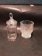 Mosterdpotje en glaasje, Antiek en Kunst, Curiosa en Brocante, Ophalen of Verzenden