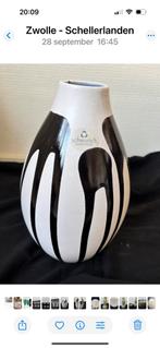 Vaas Scheurich, Wit, Aardewerk of Porselein, Ophalen of Verzenden, Zo goed als nieuw