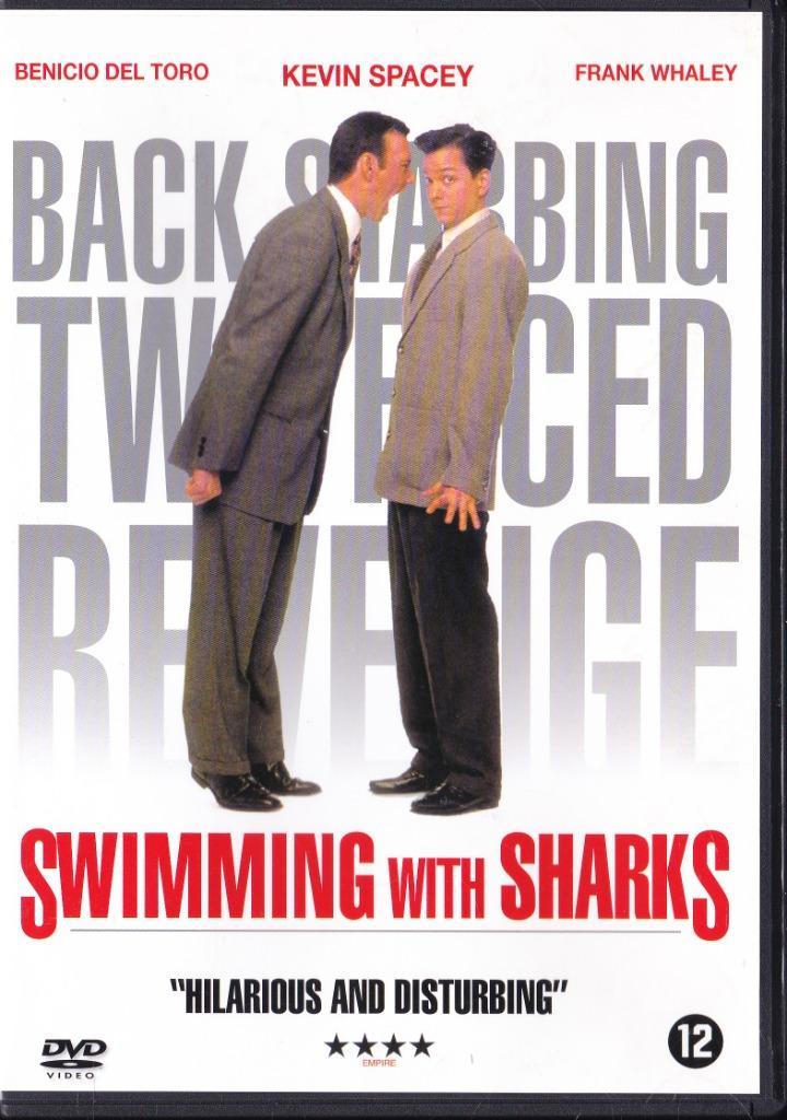 Swimming with sharks ֎ Kevin Spacey, Frank Whaley, Cd's en Dvd's, Dvd's | Komedie, Overige genres, Vanaf 12 jaar, Ophalen of Verzenden