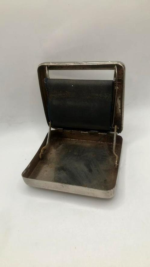 Handmatige sigarettenmaker, metaal., Verzamelen, Rookartikelen, Aanstekers en Luciferdoosjes, Gebruikt, Tabaksdoos of Verpakking