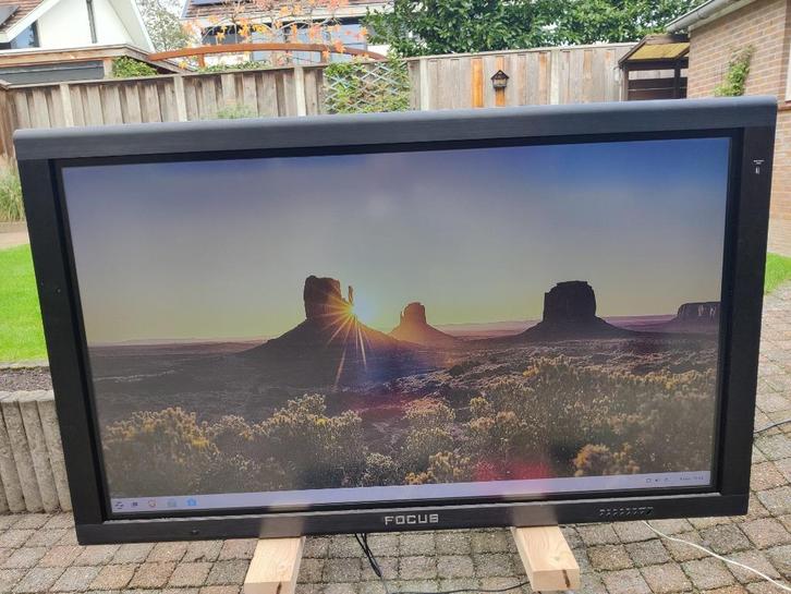 FocusTouch monitor 65 inch met PC, Computers en Software, Monitoren, Gebruikt, 60 Hz of minder, HDMI, VGA, Ingebouwde speakers