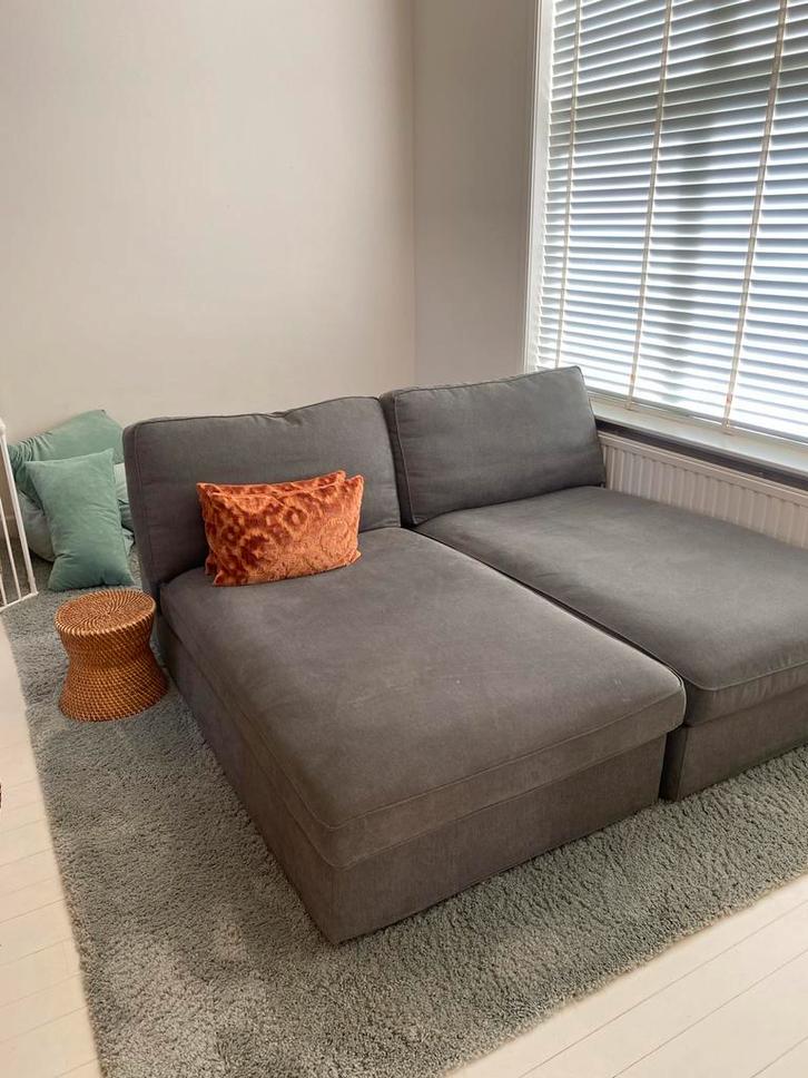 IKEA Kivik Chaise Long (3 x!) + 2,5 Zitsbank - Bottled Green, Huis en Inrichting, Banken | Sofa's en Chaises Longues, Gebruikt