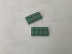 Lego plaat 2x4 zandgroen, Ophalen of Verzenden, Gebruikt, Losse stenen, Lego