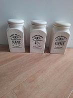 Koffie, thee en suiker potten, Huis en Inrichting, Ophalen of Verzenden, Gebruikt