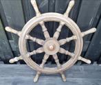 Stuurwiel hout boot, Ophalen, Gebruikt