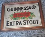 Guinness spiegel met houten lijst - 94x68 cm, Ophalen, Zo goed als nieuw, 75 tot 100 cm, Minder dan 100 cm