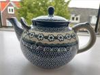 Bunzlau theepot 2 liter groot, Huis en Inrichting, Keuken | Servies, Keramiek, Overige typen, Ophalen of Verzenden, Zo goed als nieuw
