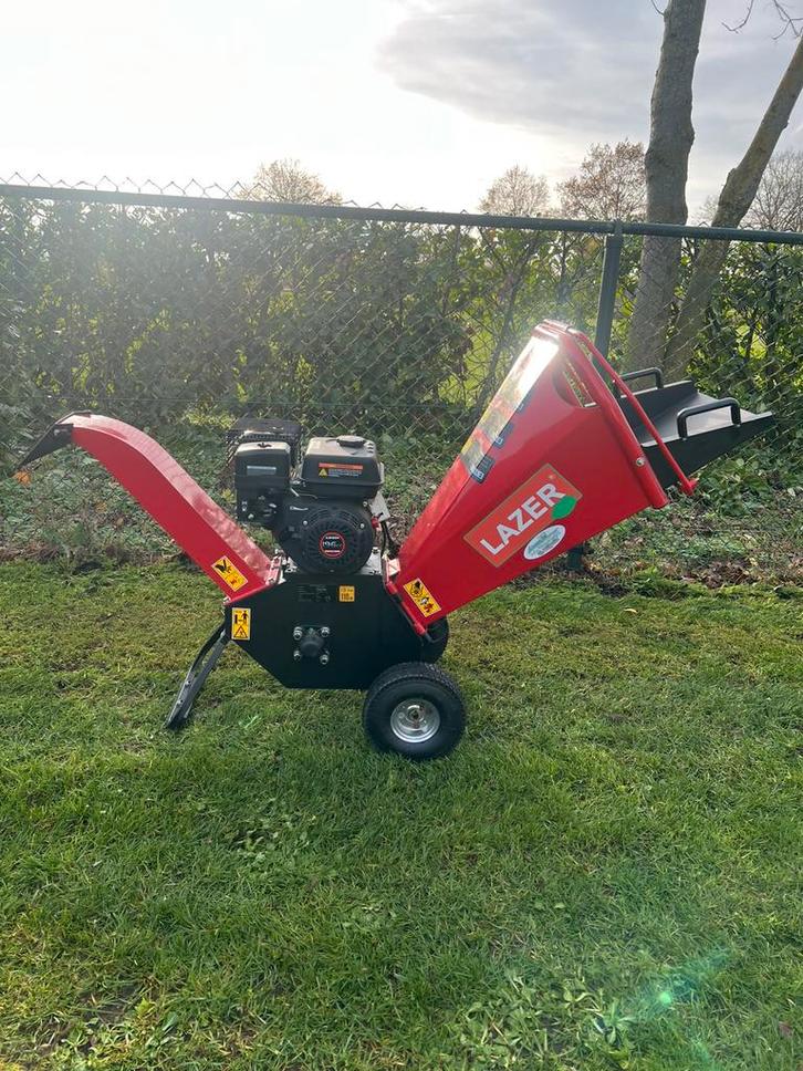 ZGAN Lazer HB20 takken hakselaar / versnipperaar 7pk (10cm), Tuin en Terras, Hakselaars, Zo goed als nieuw, Benzine, Ophalen